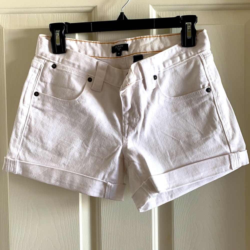 J. Crew White Denim Short